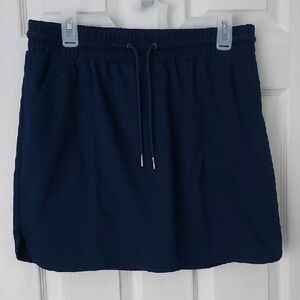 St. John's Bay Navy Drawstring Skort with Pockets